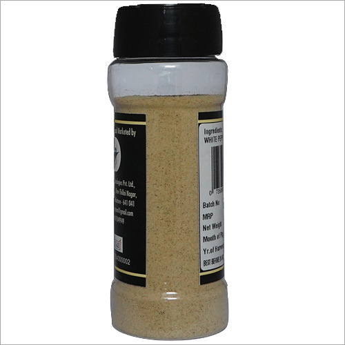 100gm White Pepper Powder - 100g Dried Spice | Pure White Color, Distinct Aroma, Sharp Spicy Flavor For Culinary Enhancements