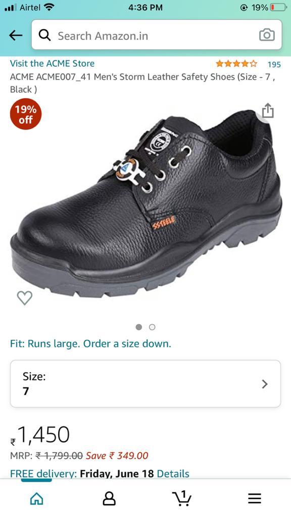 Acmebrand Industrail Safety Shoes