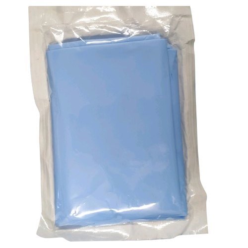 Eye Drape - Ssmms Material, 70x100 Cm Size, Medical Blue Color | Application: Hospital, Sterile: Eto, Usage: Hospital