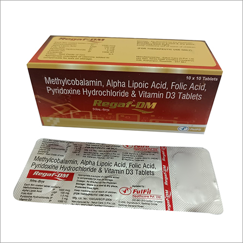 Methylcobalamin Alpha Lipoic Acid Folic Acid Pyridoxime Hydrochloride And Vitamin D3 Tablets