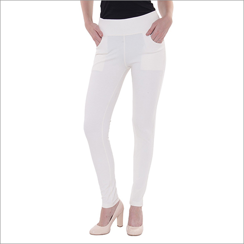 Ladies White Jegging