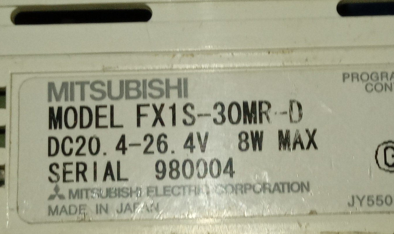 Mitsubishi Programmable Controller Fx1s-30mr-d
