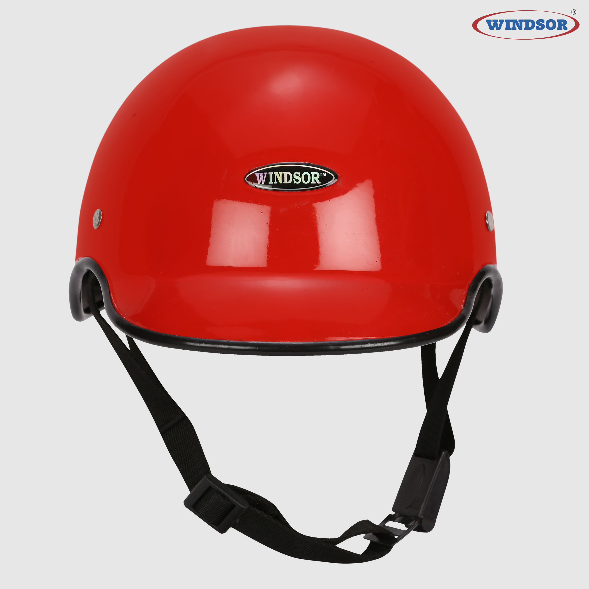 Red Windsor Painted Miny Cap Helmet