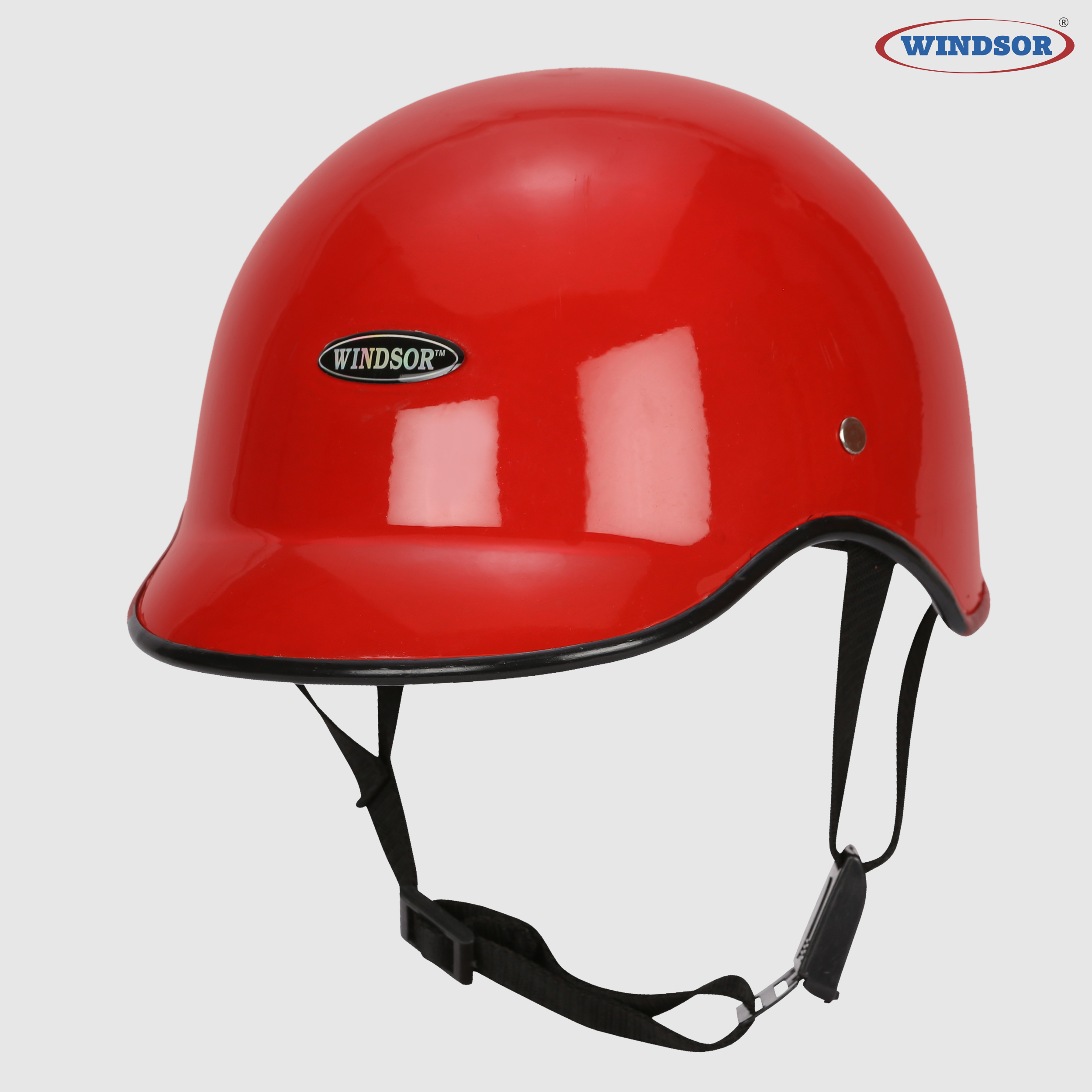 Red Windsor Painted Miny Cap Helmet