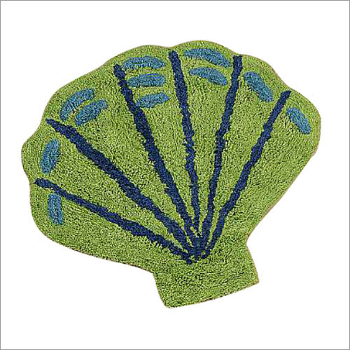 Multicolor Oysters Shape Bath Mat