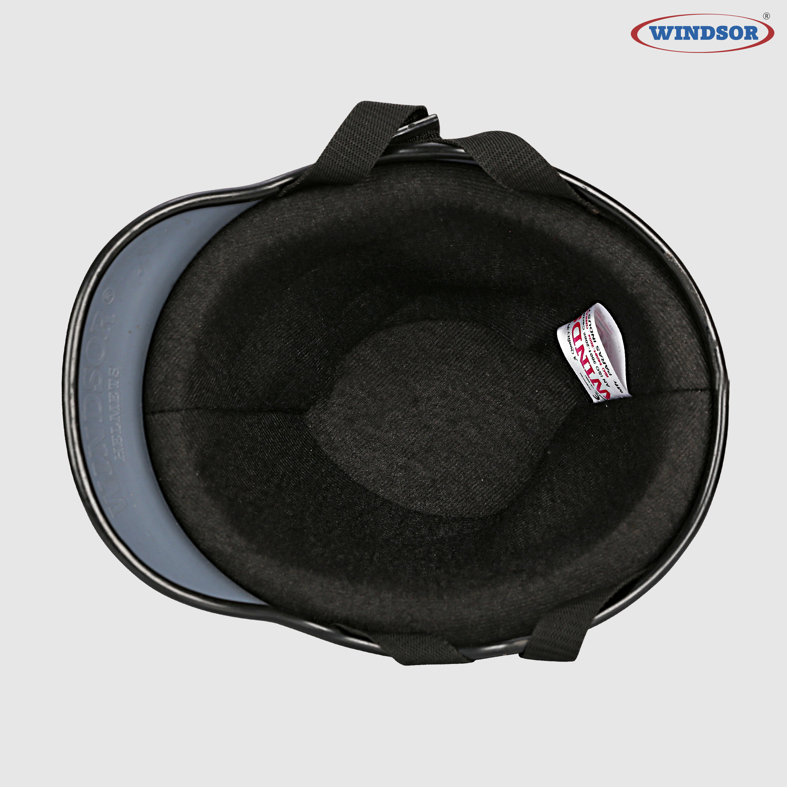 Grey Windsor Wrinkle Mini Cap Helmet