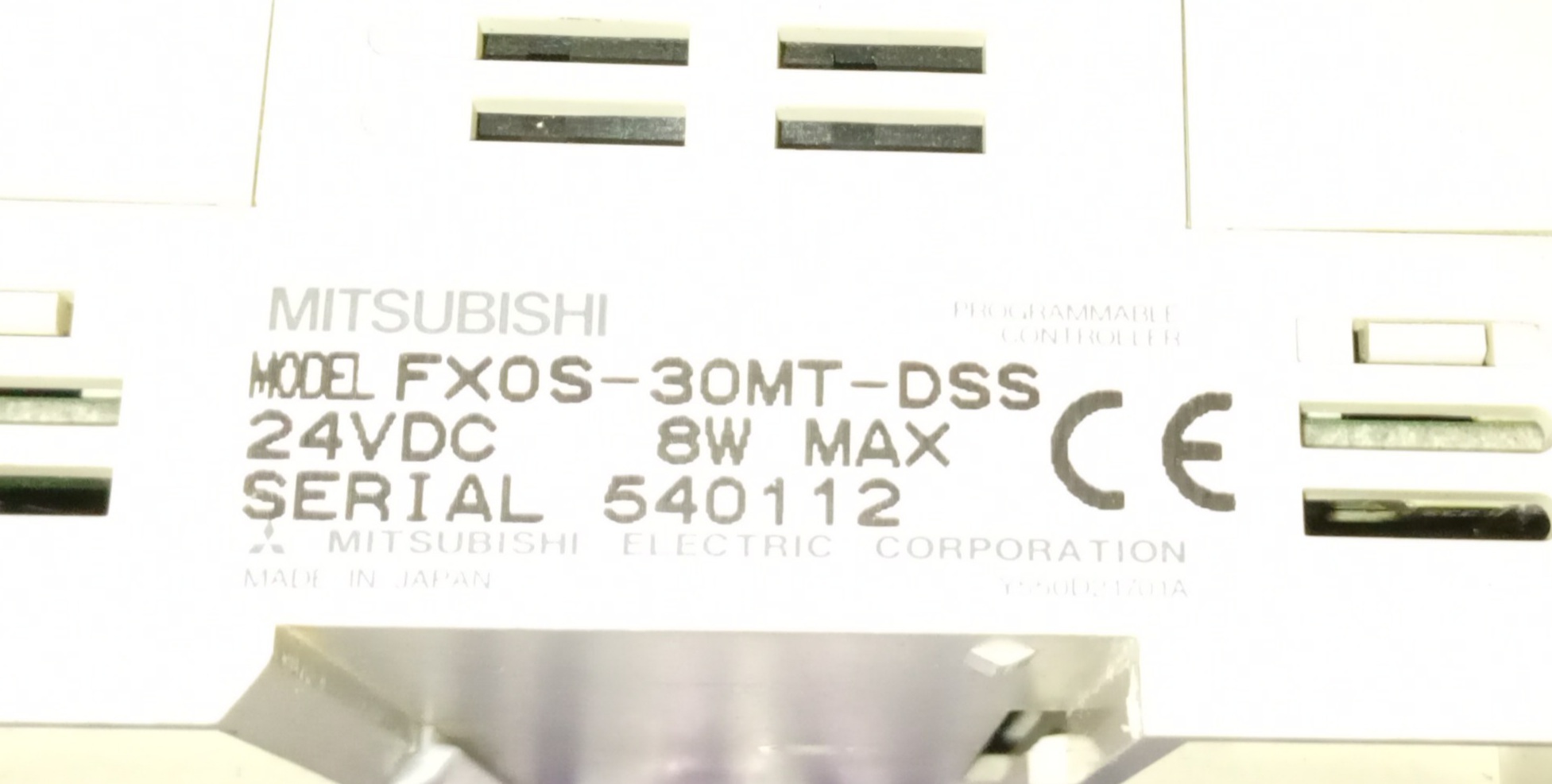 Mitsubishi Programmable Controller Fx0s-30mt-dss