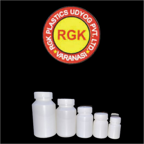 White Hdpe Tablet Container