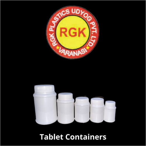 White Hdpe Medicine Container