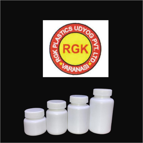 White Hdpe Tablet Container