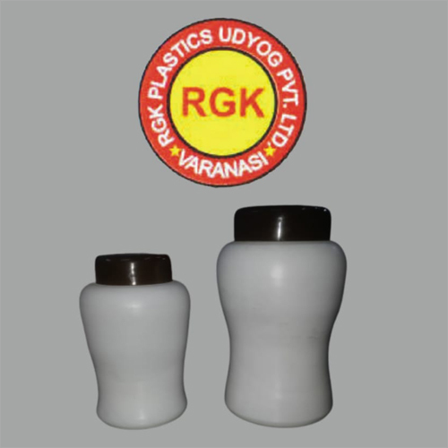 HDPE Pharmaceutical Container - Plastic Material, Plain Style, White Color | Ideal for Safe Storage and Dispensing of Medications