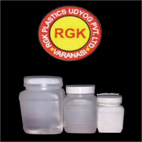 Hite Also Available In Trasparent Hdpe Square Jar