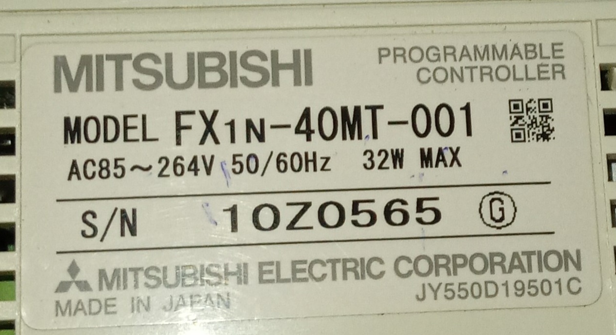 Mitsubishi Programmable Controller Fx1n-40mt-001