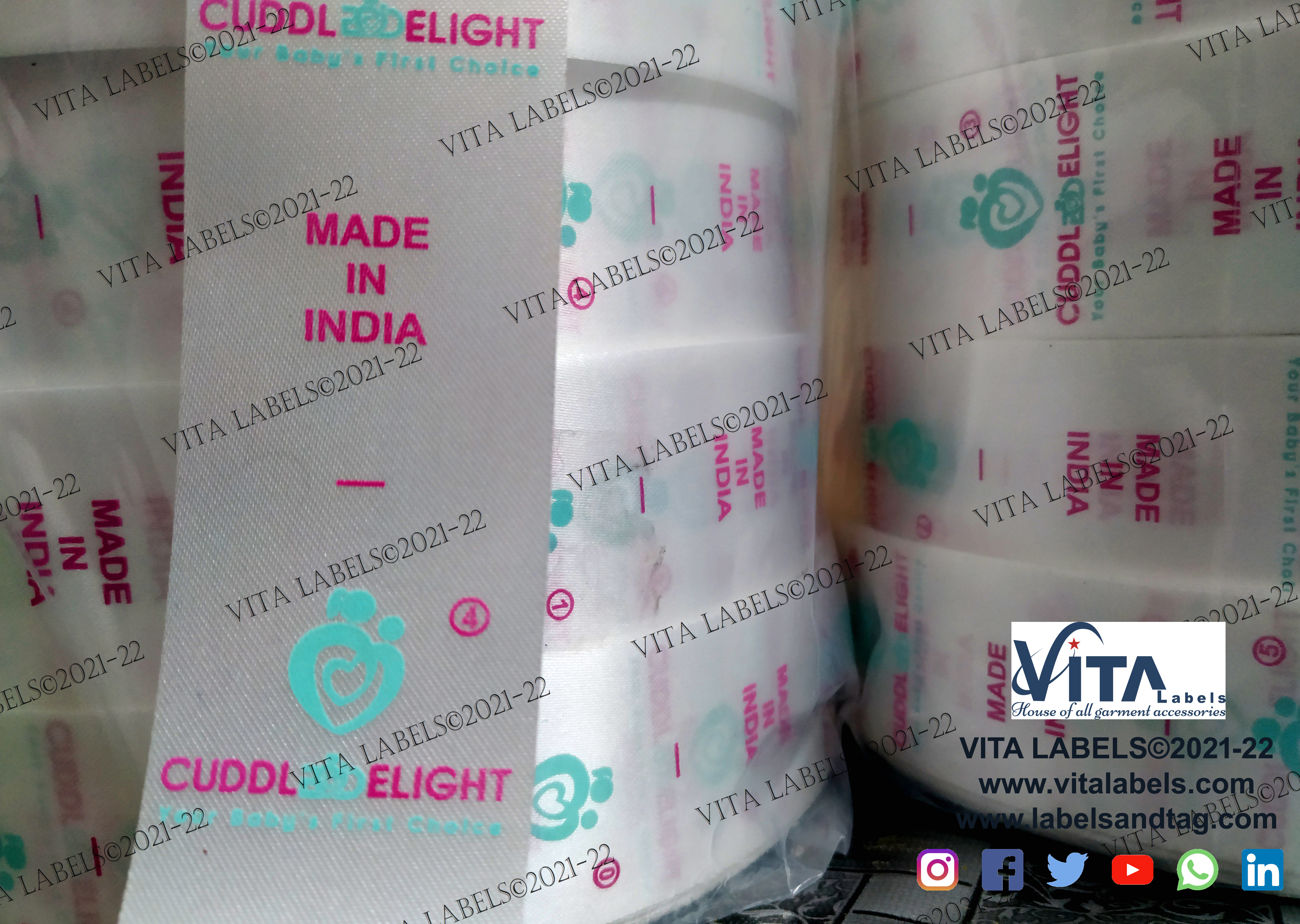 Printed Ribbon Custom - Color: As Per Requirement/customised
