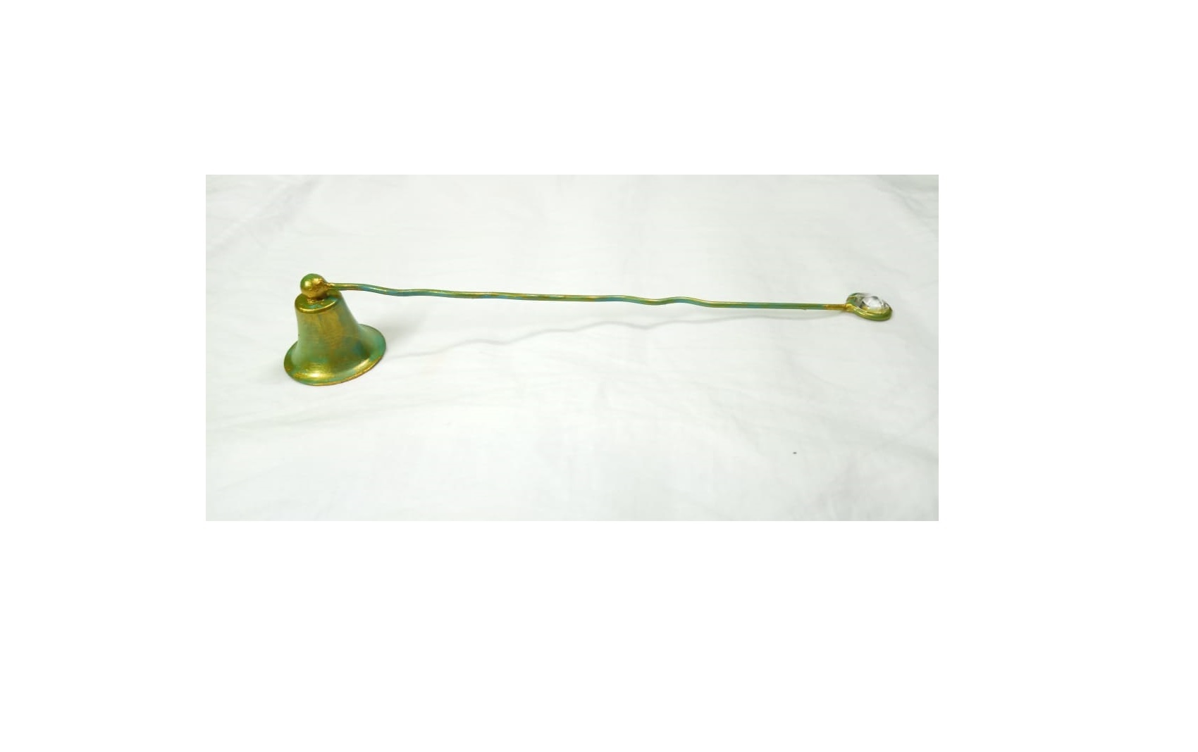 Brass Blue Colourful With Diamond Handle Snuffer