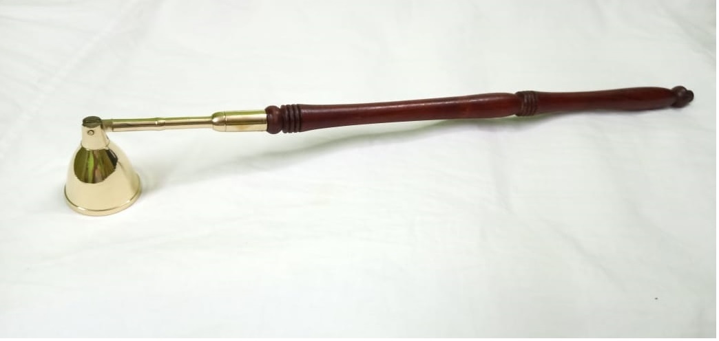 Brass Blue Colourful With Diamond Handle Snuffer