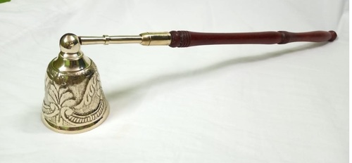 लकड़ी के हैंडल चर्च की आपूर्ति के साथ ठोस ब्रास स्नफ़र