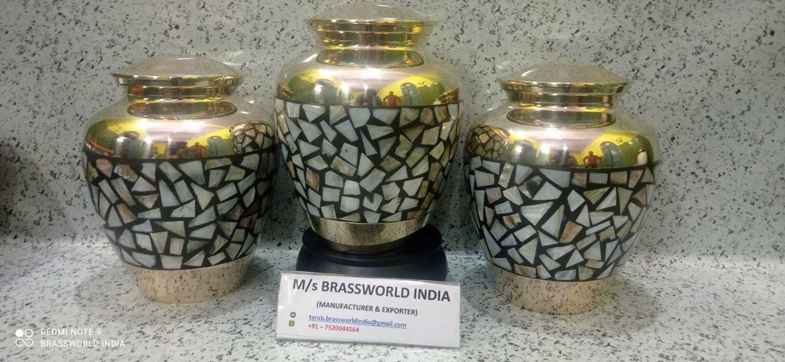 Brass Mother Of Pearl New Design High Quality Engraved Church Supplies