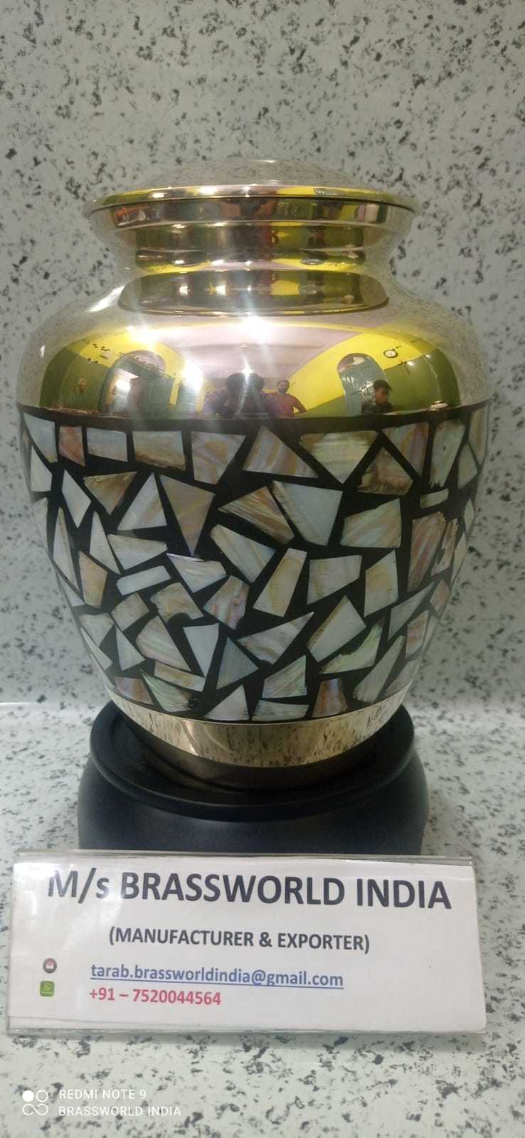 Brass Mother Of Pearl New Design High Quality Engraved Church Supplies