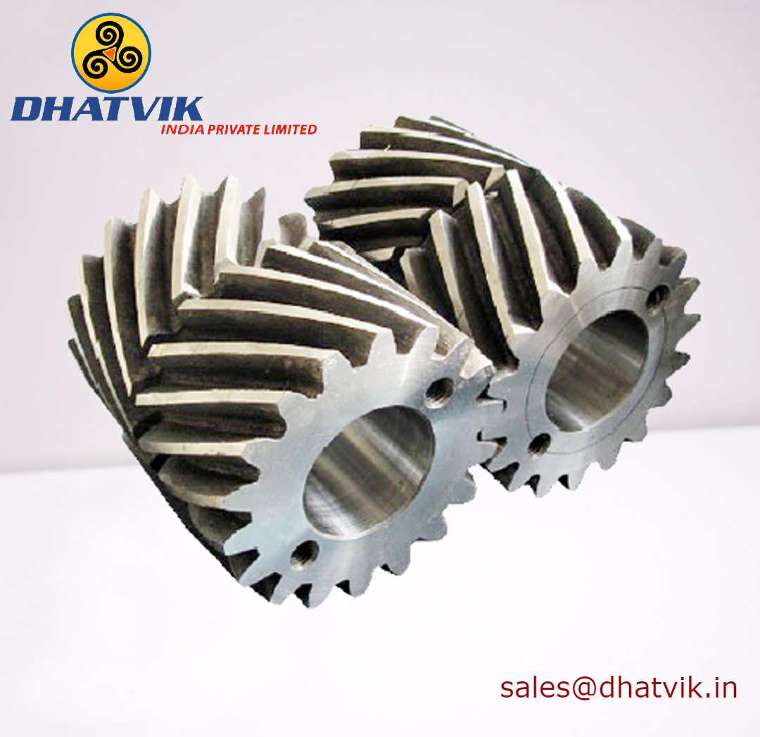 Double Helical Gear - Color: Black