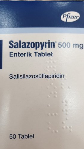 Salazopryn 500 Mg 50 Tablets