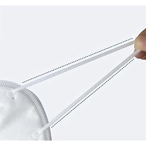 Kn95 Civil Protective Mask (Non Powdered) - 95% Filtration 13x13x9 Cm White | Eco-friendly Multi-use Non-woven Material Ideal For Dust And Pm2.5 Protection