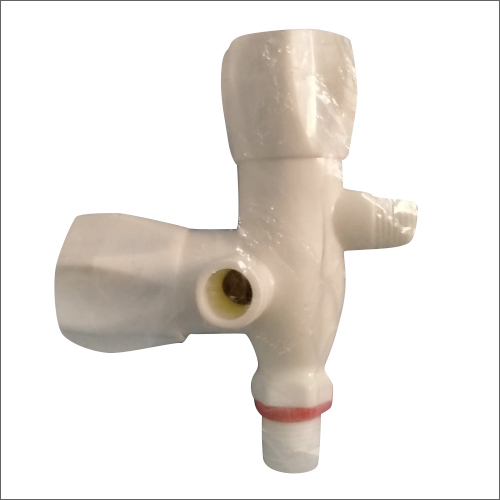 पीपी प्लास्टिक 2 वे एंगल कॉक