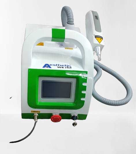 Tattoo Removal Equipment - White & Green, Warranty Included | Advanced Technology, Expert Training, Reliable After-sale Support
