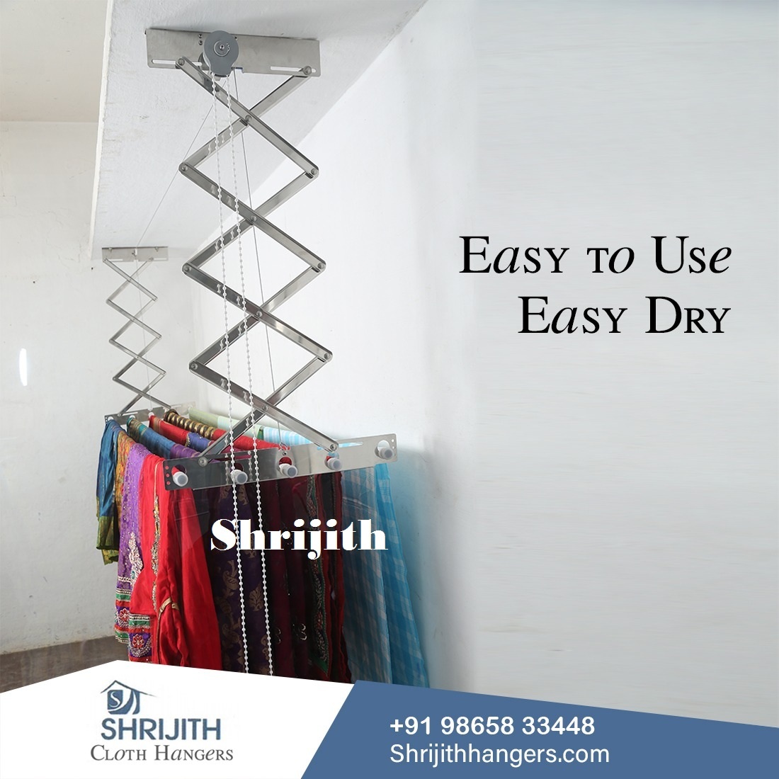 Silver Ceiling Cloth Hanger In Nanjudapuram