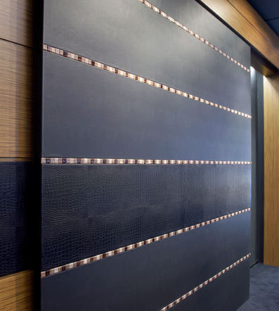 डिज़ाइनर लेदर दरवाज़ा