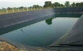 Hdpe Hippo Brand 420 Gsm Geomembrane Pond Liner Sheet - 6x50 Meters, Black Color, 500 Micron Thickness, Uv Stabilized Fabric