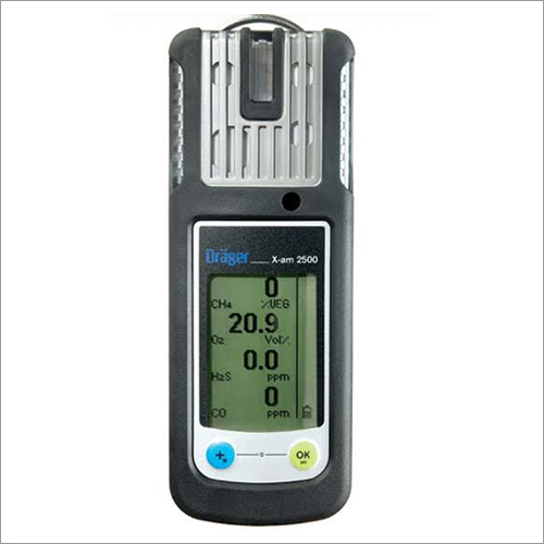 Darger Multi Gas Detector - Plastic Material, Manual Power Supply | Black Color, Ideal for Industrial and Commercial Use