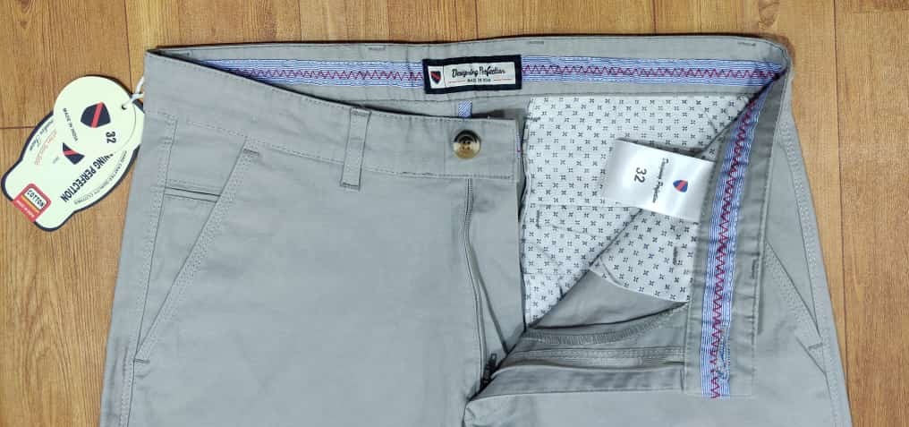 Mens Trouser - Cotton Lycra Fabric, Plain Style, Available In 5 Colors | Anti-wrinkle, Non-toxic, Washable, Four Pockets, Year-round Comfort