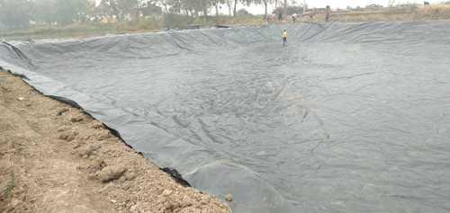 Black 300 Micron Hdpe Woven Pond Liner