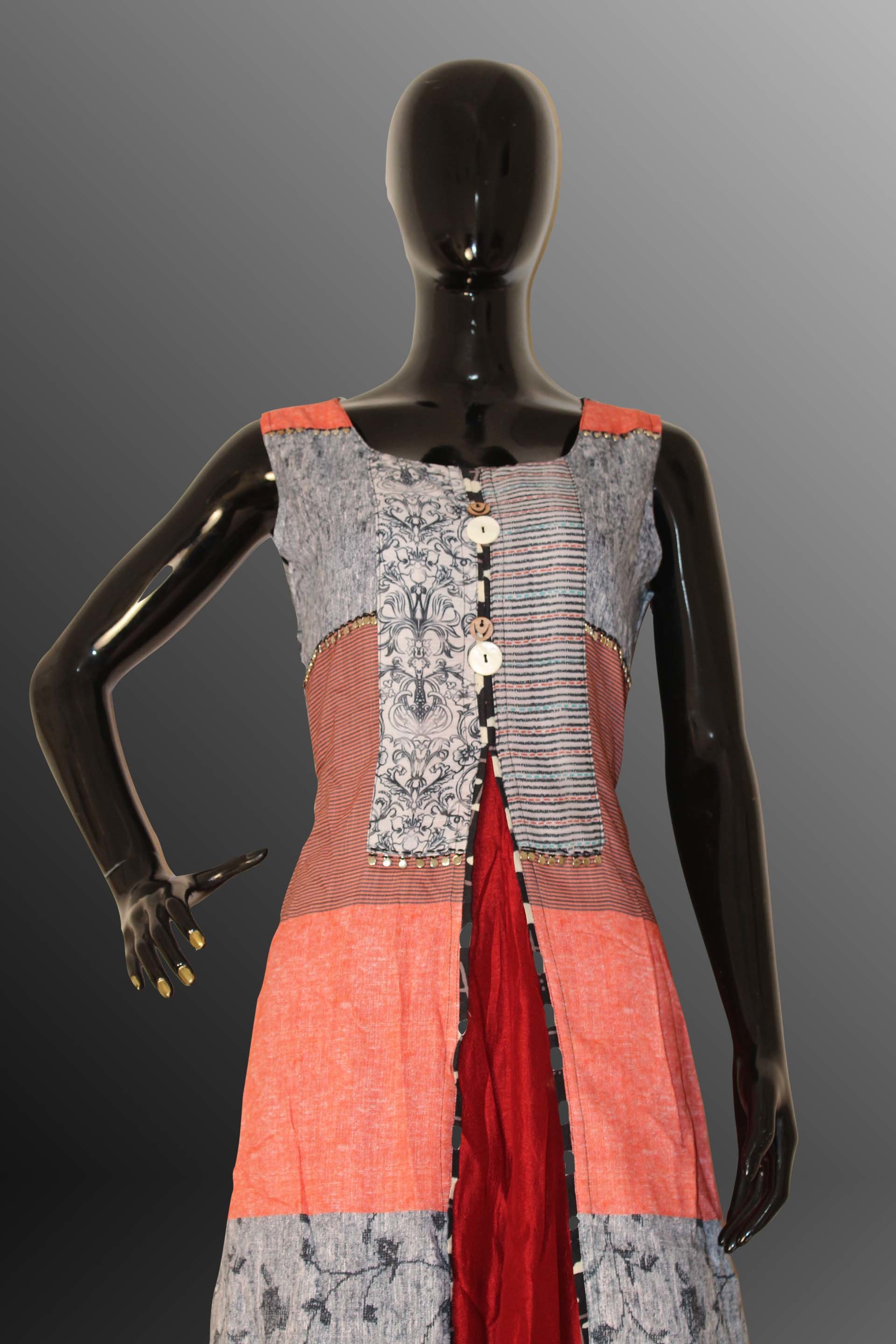 Washable Fancy Rayon Gown