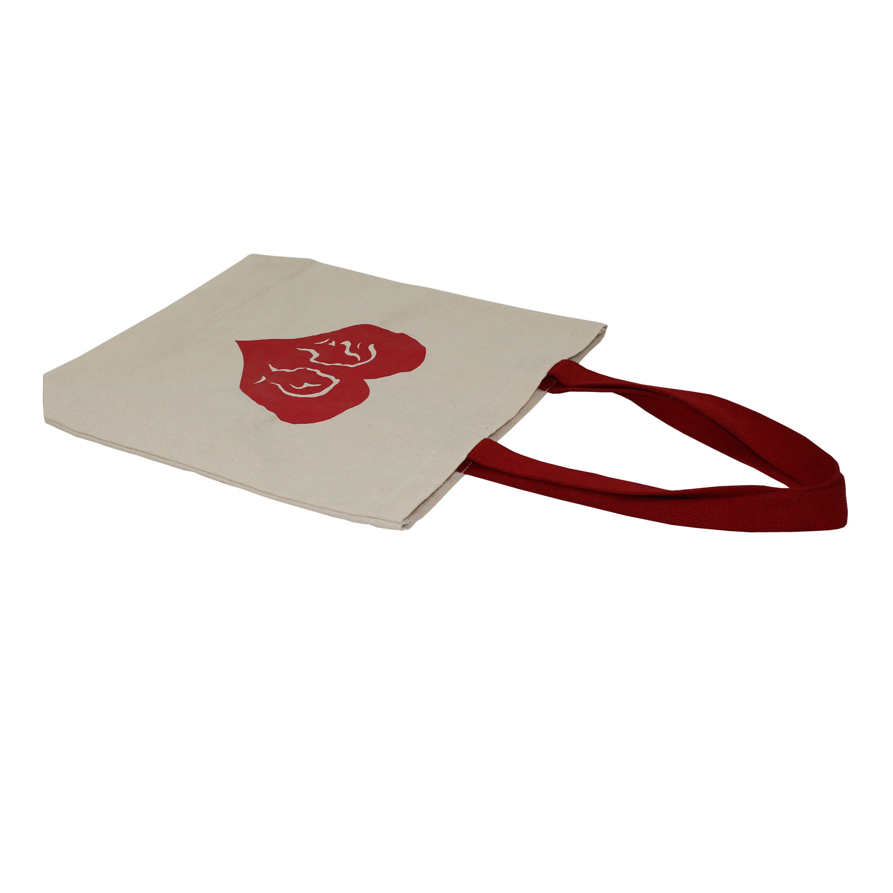 8 Oz Natural Cotton Tote Bag With Web Handle Capacity: 5 Kgs Kg/day