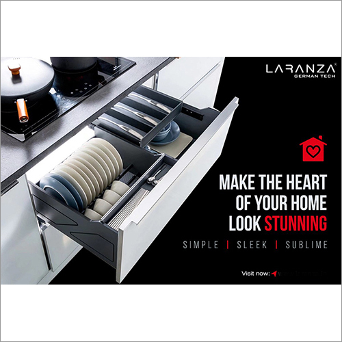 Polished Kitchen Storage Rack