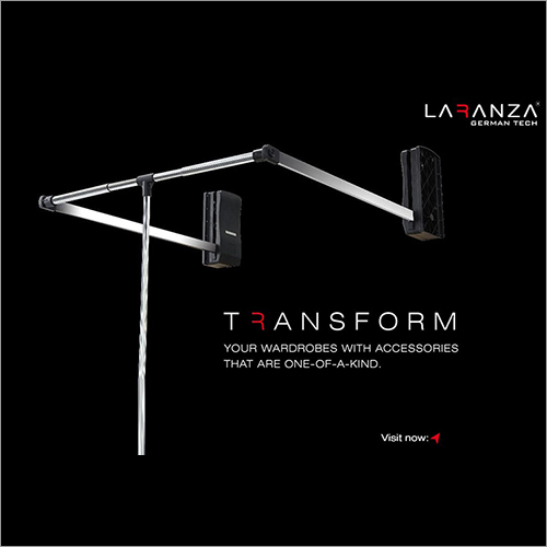 Stainless Steel Wardrobe Clothes Hanger Rail