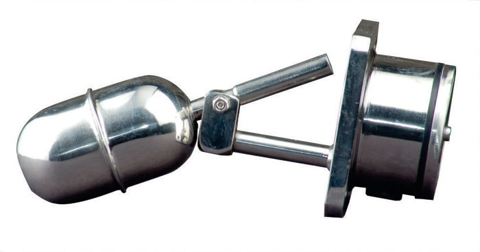 Side Mounted Level Switch - Ss316, 82mm Square Flange With 4 Bolt Holes | Gray, Max Voltage 230vac, 125°c Operating Temperature, Spdt Reed Switch