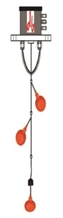 Black & Red Cable Float Switch