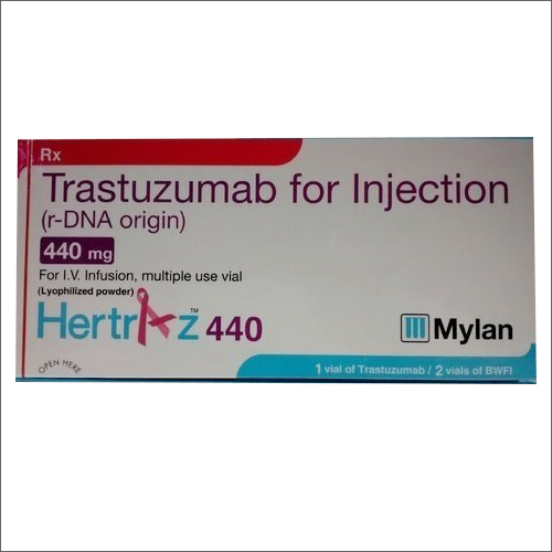 Trastuzumab Injection - 440mg Liquid Formulation | Anti-Cancer Treatment, Store in Dry Place, Administer As Directed by Doctor