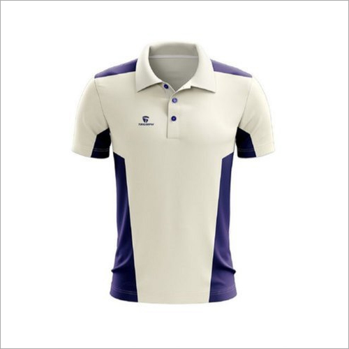 Polyester Mens Cricket T-Shirt