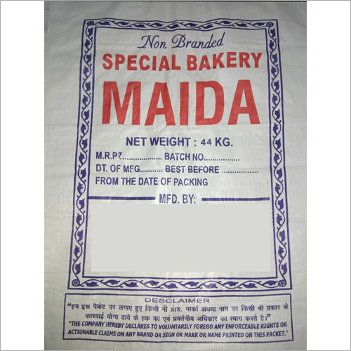Printed Pp Woven Bag - Polypropylene Material, Various Sizes Available, White Color - Custom Designs, Patterns, And Dimensions