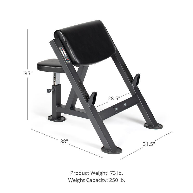 Preacher Curl Bench Application: Tone Up Muscle