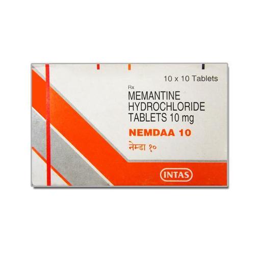 Memantine Hydrochloride Tablets - 10 mg Dosage, Psychoanaleptic Treatment for Moderate to Severe Alzheimer's Disease in Adults