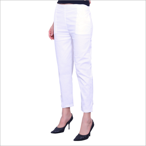 Any Color Ladies Cotton Lycra Pant