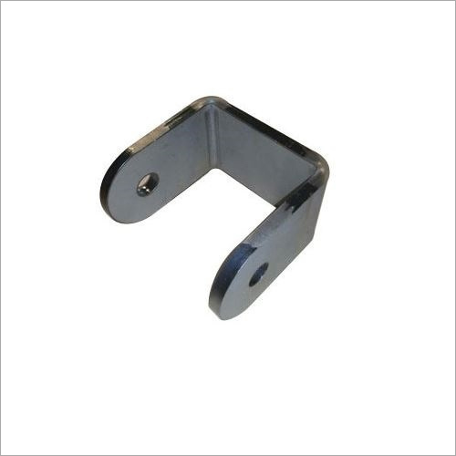 U Shaped Bracket - Brass Material, Multiple Size Options, Silver Finish | Ideal for Door and Window Fitting