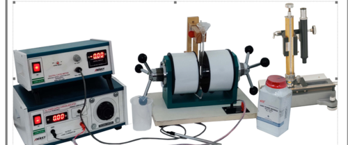 क्विंका एस ट्यूब प्रायोगिक सेटअप