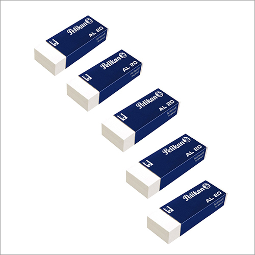 Pelikan AL 20 Plastic Erasers Pack Of 5 - Plastic Material , Gentle on Paper, Phthalate-Free, Ideal for Lead Pencil Erasure, Versatile Usage