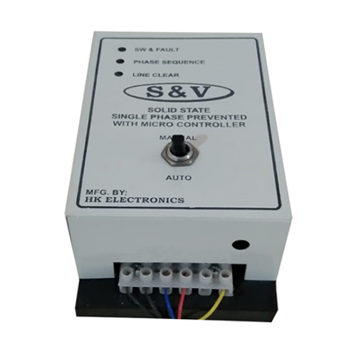 Electrical Single Phase Prevented With Micro Controller Application: Industrial